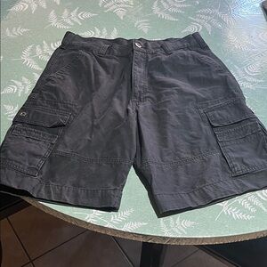 Levi's Black Cargo Multi-pocket 34w Shorts